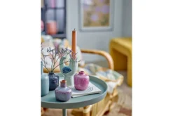 Vasen-Set „Marilo“ – Buntes Steingut (7-teilig)