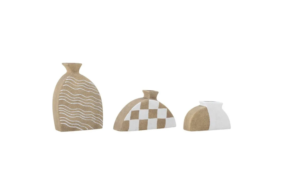 Vasen Set (3-teilig) „Nauta“ – Terrakotta