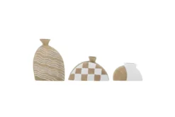 Vasen Set (3-teilig) „Nauta“ – Terrakotta