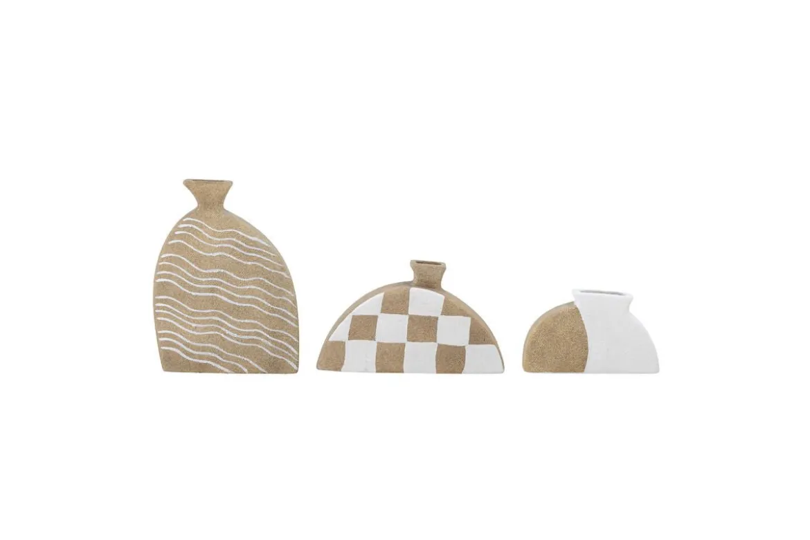 Vasen Set (3-teilig) „Nauta“ – Terrakotta