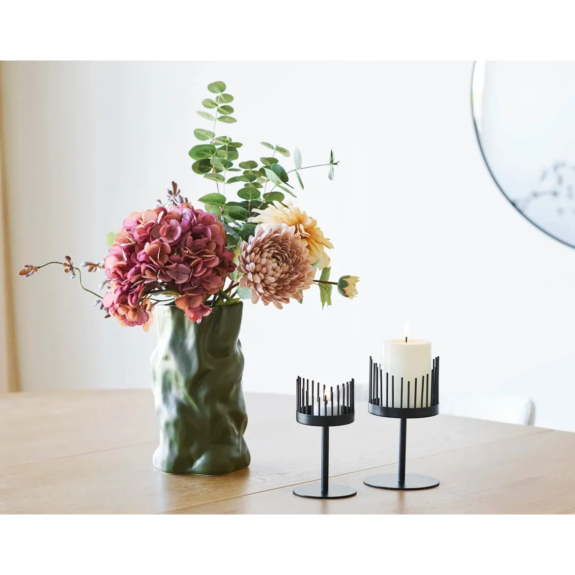 Vase „Olive Flow“ – Keramik in organischer Form