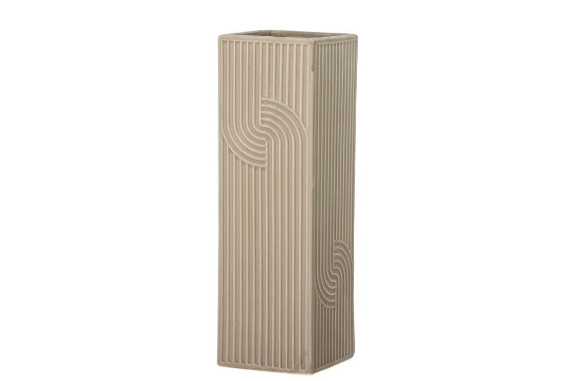 Vase „Orlina“ – Braunes Steingut