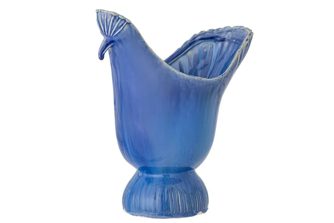 Vase „PfauPfau“ – aus Steingut