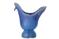 Vase „PfauPfau“ – aus Steingut