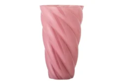 Vase „Pinkt Tornado“ – aus Glas