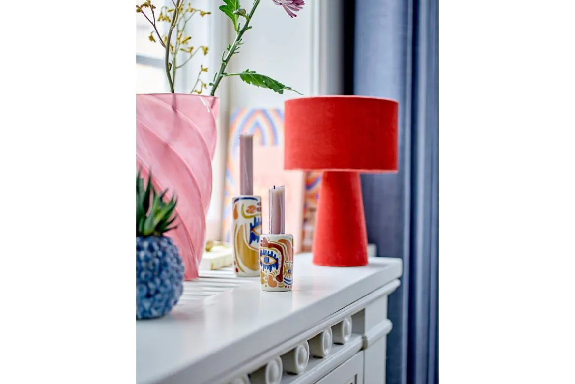 Vase „Pinkt Tornado“ – aus Glas