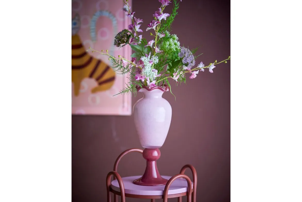 Vase „Roselle“ – Roséfarbenes Glas