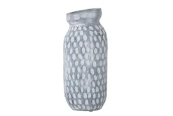 Vase "Rusti" - graue Keramikvase