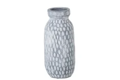 Vase "Rusti" - graue Keramikvase