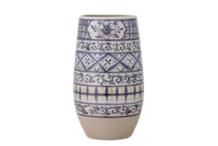 Vase „Sarena“ – Blaues Steingut