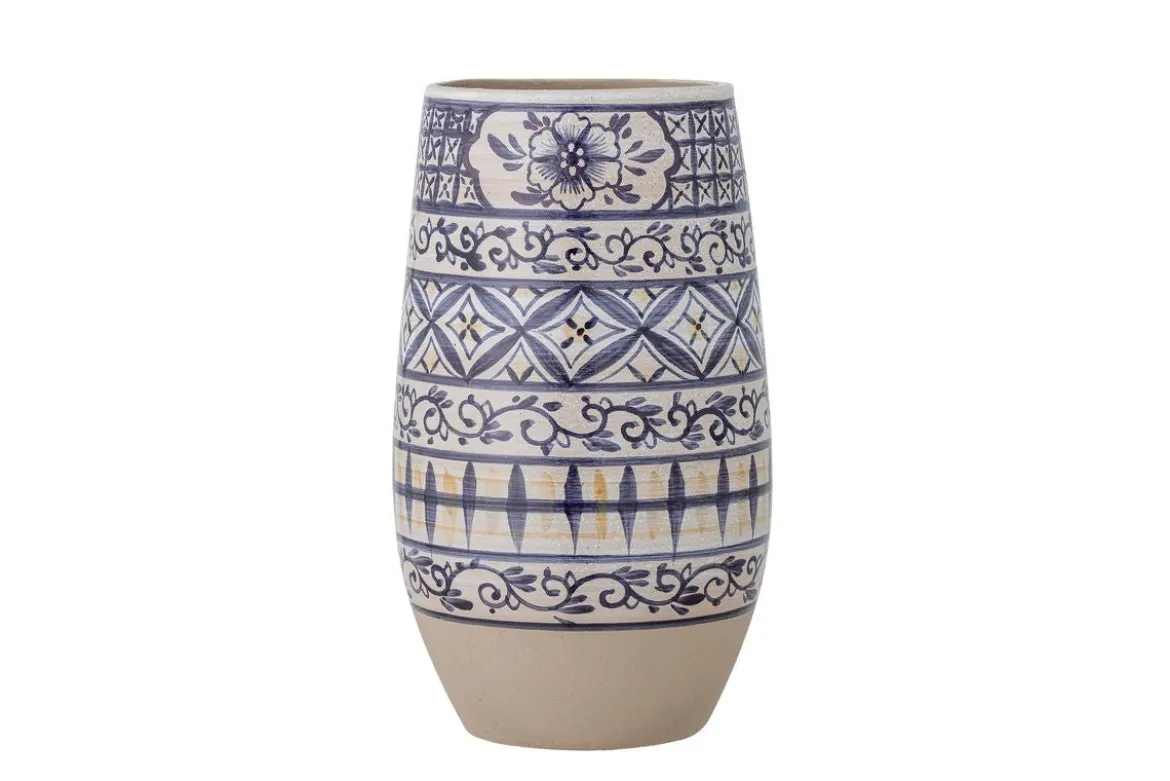 Vase „Sarena“ – Blaues Steingut