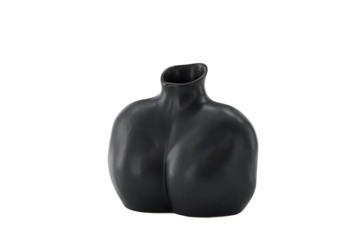 Vase Selara 15 cm – Feminine Eleganz in Schwarz