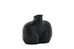 Vase Selara 15 cm – Feminine Eleganz in Schwarz