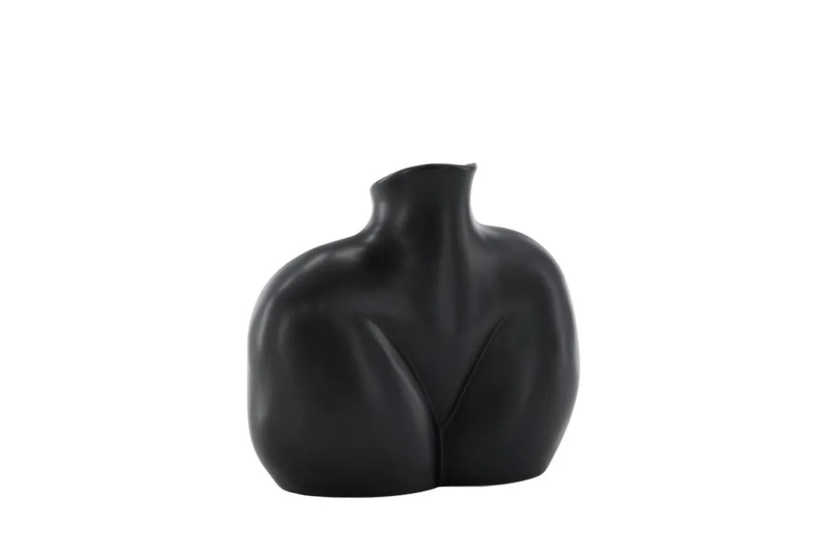 Vase Selara 15 cm – Feminine Eleganz in Schwarz