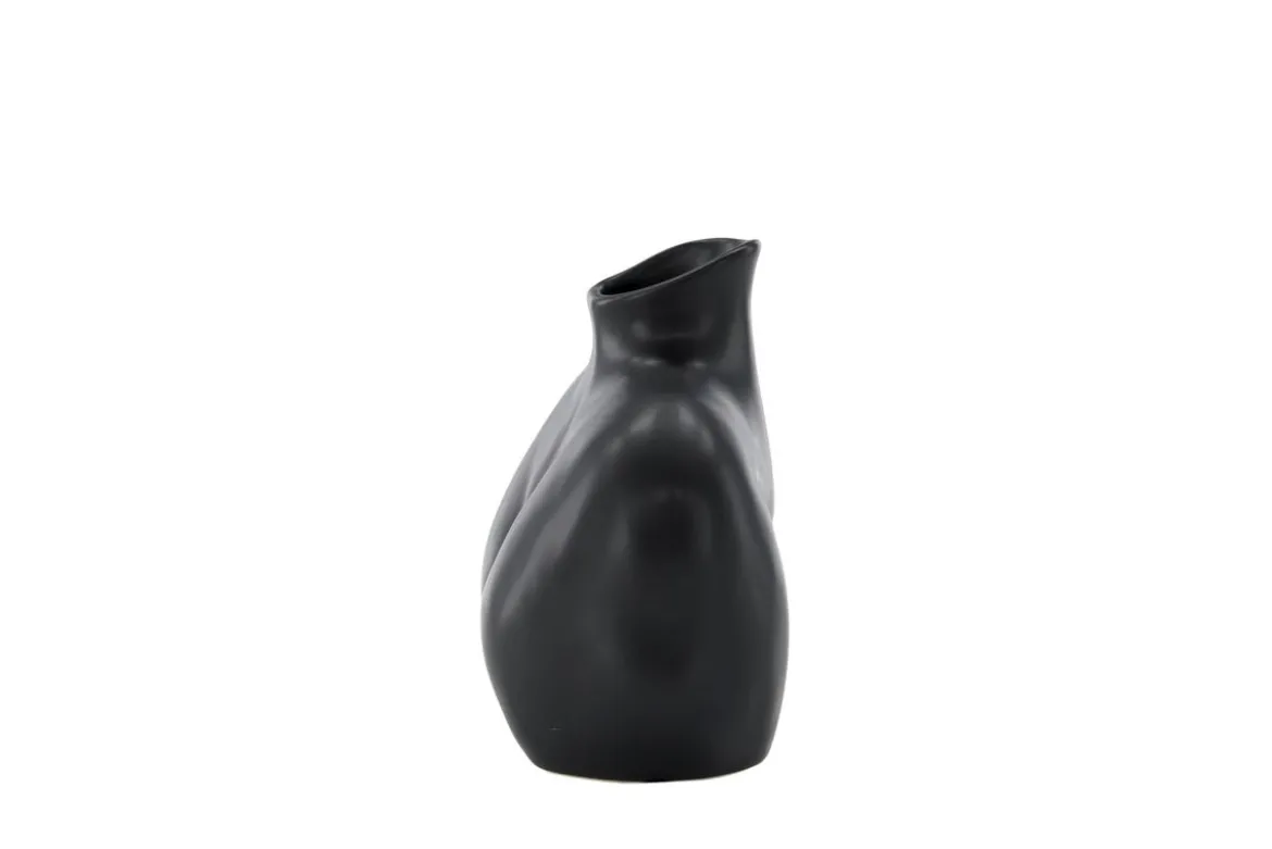 Vase Selara 15 cm – Feminine Eleganz in Schwarz
