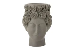 Vase „Selin“ – Graues Steingut