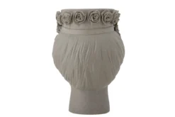Vase „Selin“ – Graues Steingut