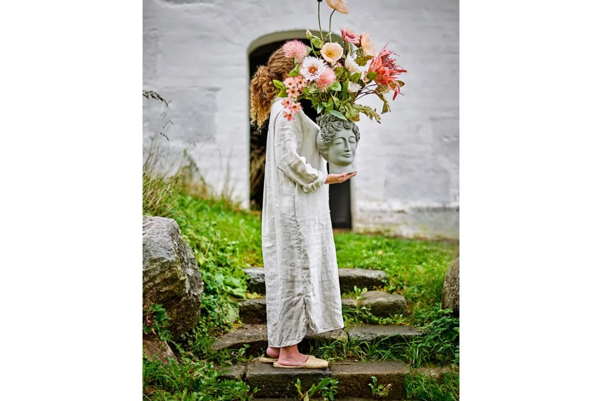 Vase „Selin“ – Graues Steingut