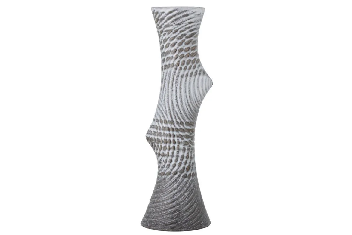Vase „Serava“ – Graues Steingut