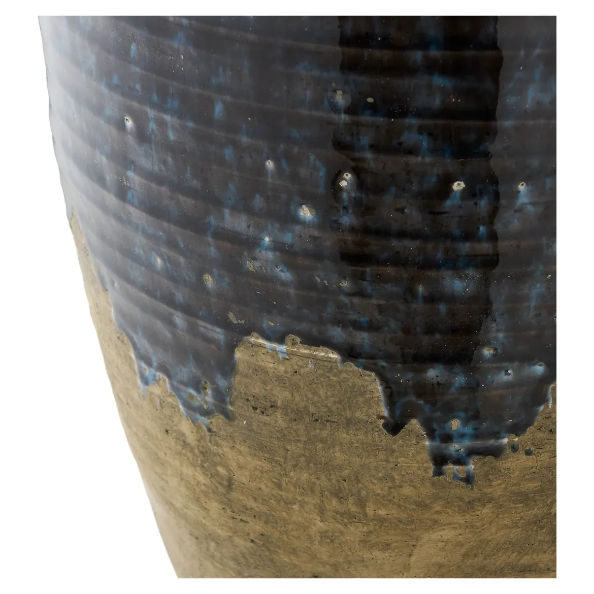 Vase Serevia – edle Keramikvase in Dunkelblau