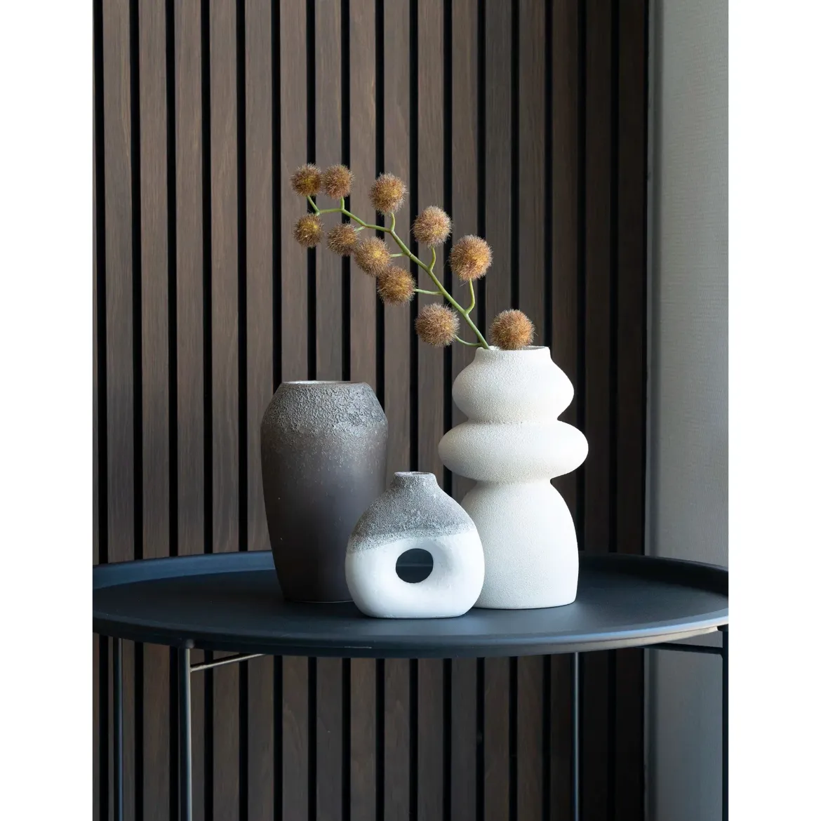 Vase „Serona“ – Keramik in Beige