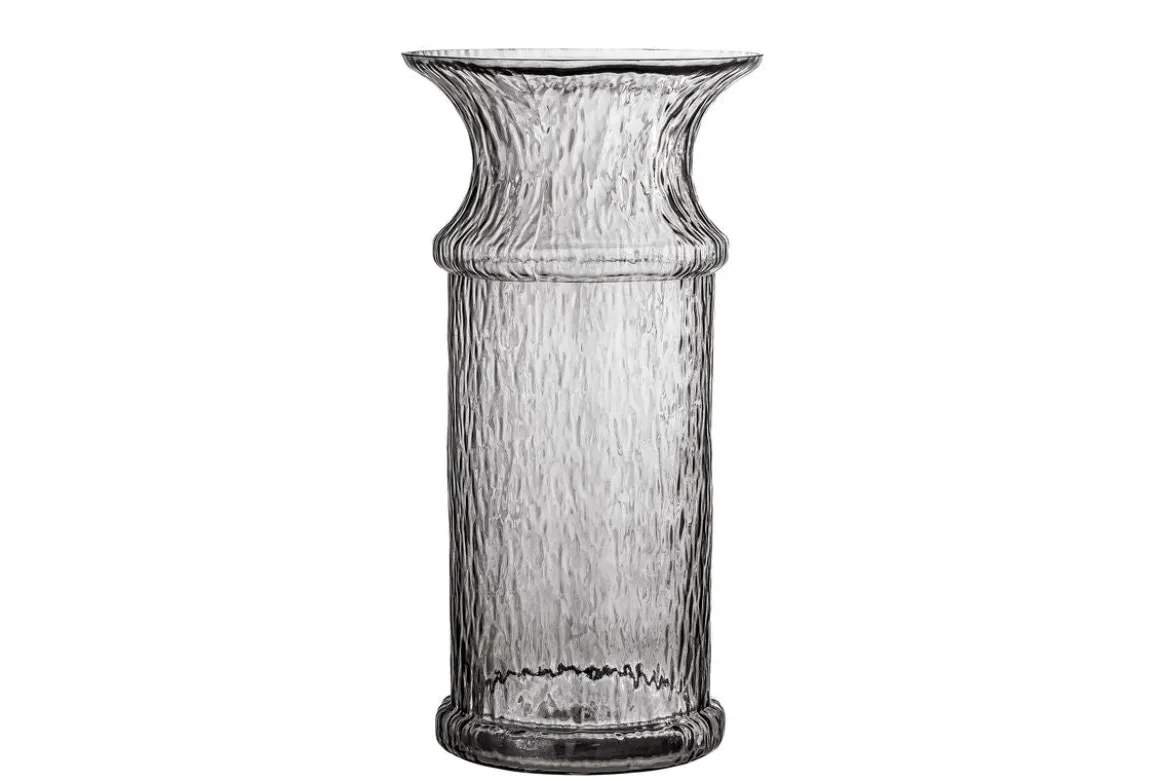 Vase „Sivra“ – Glas in Grau