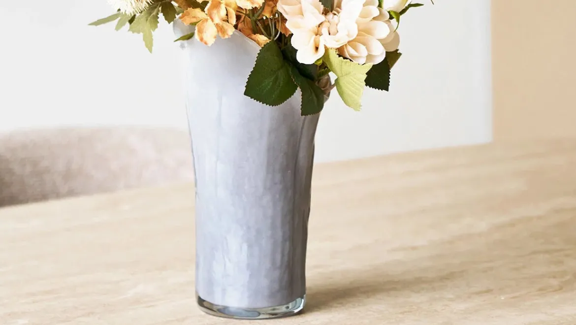 Vase Smokey - aus hochwertigem Glas