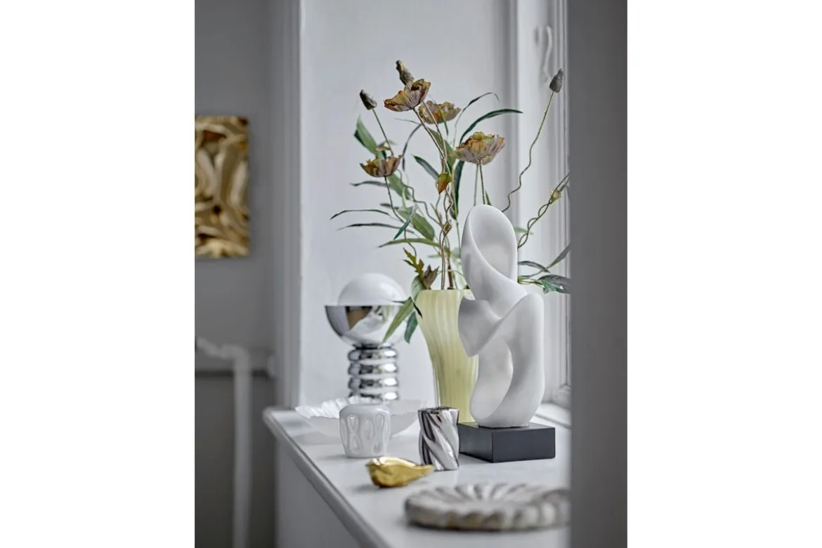 Vase „Solene“ – Gelbes Glas