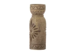 Vase „Terra“ – Braunes Steingut