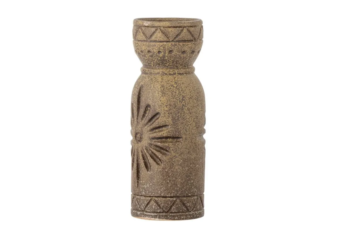 Vase „Terra“ – Braunes Steingut