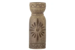 Vase „Terra“ – Braunes Steingut