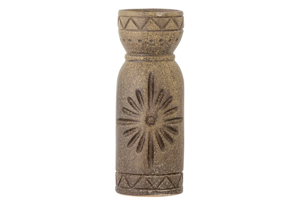 Vase „Terra“ – Braunes Steingut