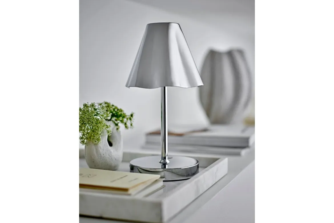 Vase Zola - Weiß, aus Steingut, ründlich