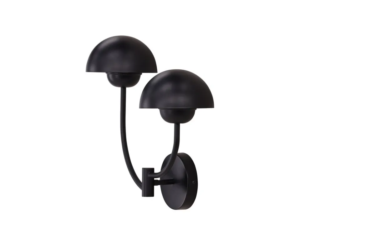 Wandleuchte „Noir Duo" – Mit matt schwarzen Sockel