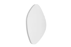 Wandspiegel Saphir – Organische Form mit feiner Silberkante
