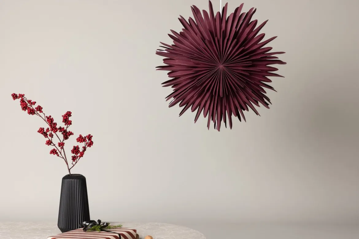 Weihnachtliche Deckenleuchte Lyra - ⌀ 60 cm in 5 Farben