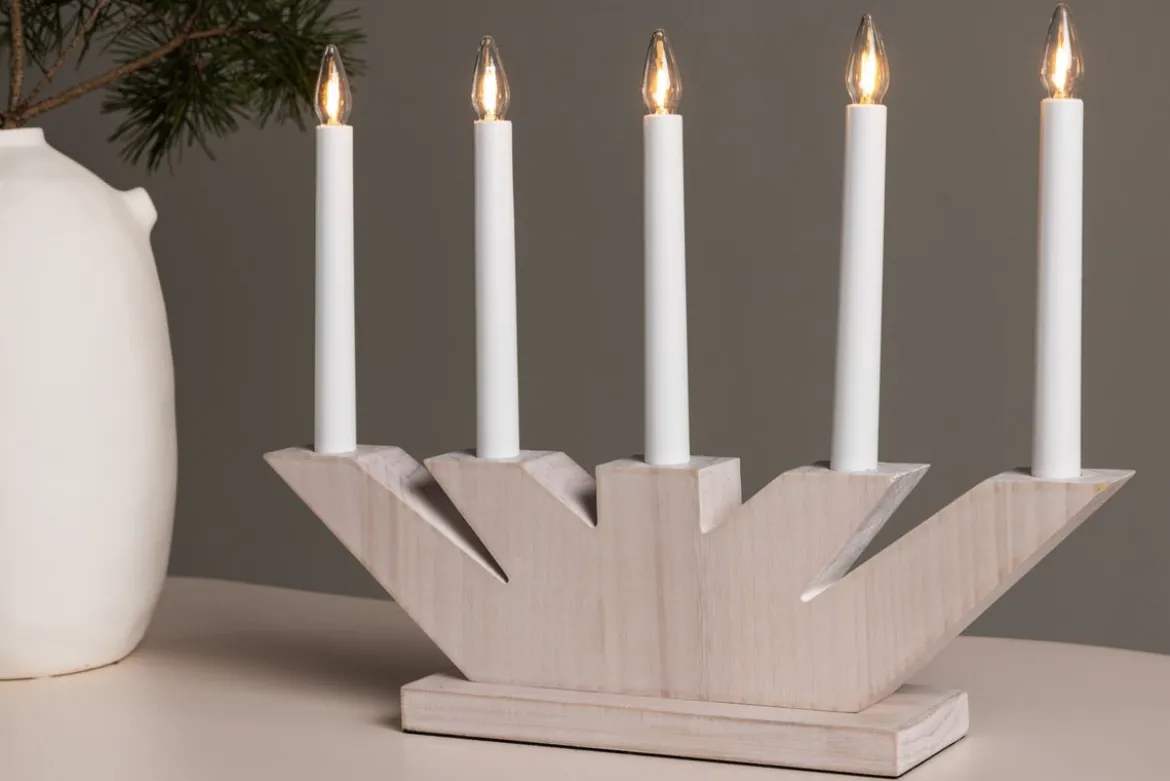 Weihnachtsbeleuchtung Alvra - stimmungsvoller Adventskerzenhalter
