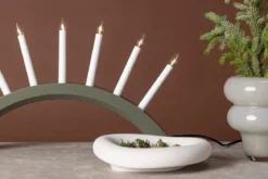 Weihnachtsbeleuchtung Elira - Adventskerzenhalter mit 7 Kerzen