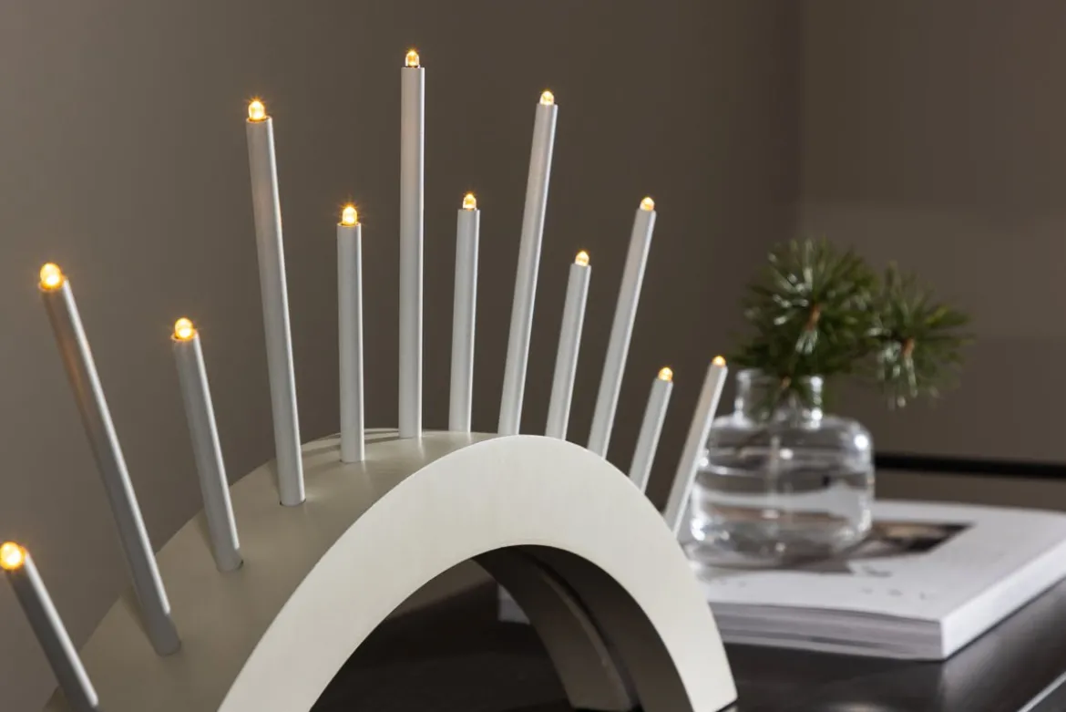 Weihnachtsbeleuchtung Luma - Rundbogen Beige oder Schwarz