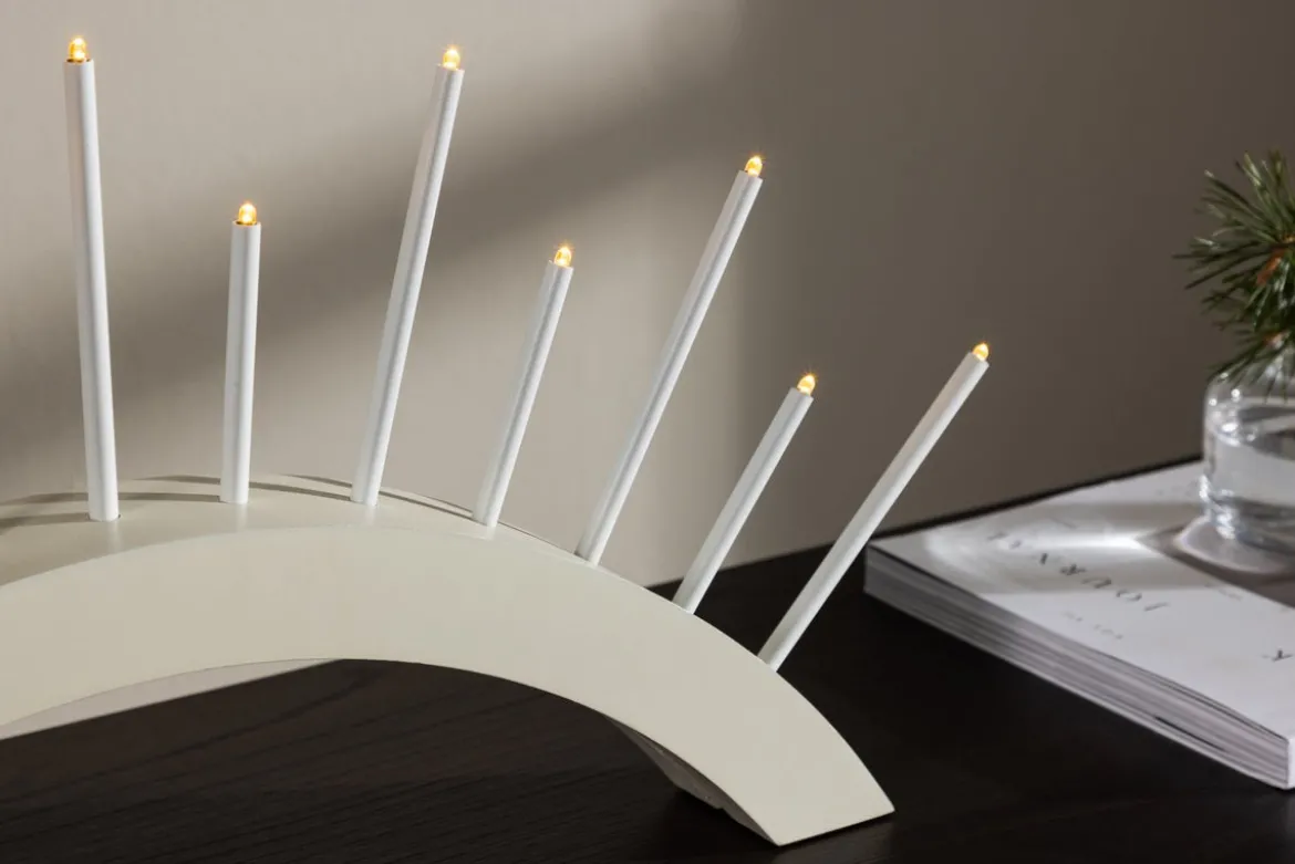 Weihnachtsbeleuchtung Luma - Rundbogen Beige oder Schwarz