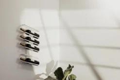 Weinregal Vinia – Wandregal aus Metall für stilvolle Weinlagerung
