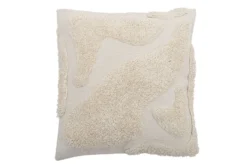 Zierkissen Alba – Getuftetes Ton-in-Ton-Design in Naturtönen