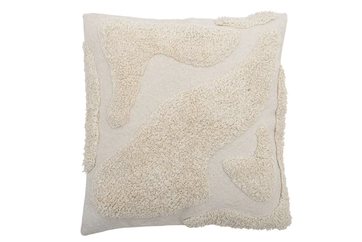 Zierkissen Alba – Getuftetes Ton-in-Ton-Design in Naturtönen