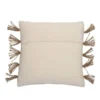 Zierkissen Alento – Naturdesign aus recycelter Baumwolle mit Jute-Details