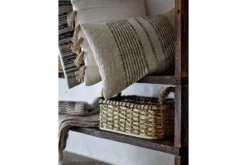 Zierkissen Alento – Naturdesign aus recycelter Baumwolle mit Jute-Details