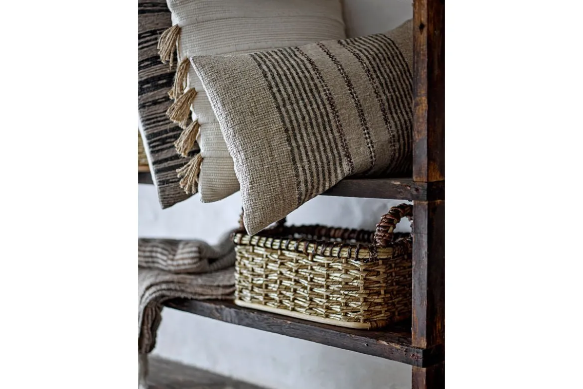 Zierkissen Alento – Naturdesign aus recycelter Baumwolle mit Jute-Details