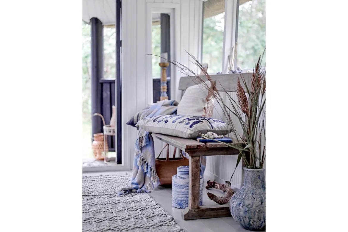 Zierkissen Alento – Naturdesign aus recycelter Baumwolle mit Jute-Details