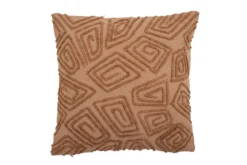 Zierkissen Arezzo – Stickdesign in Braun