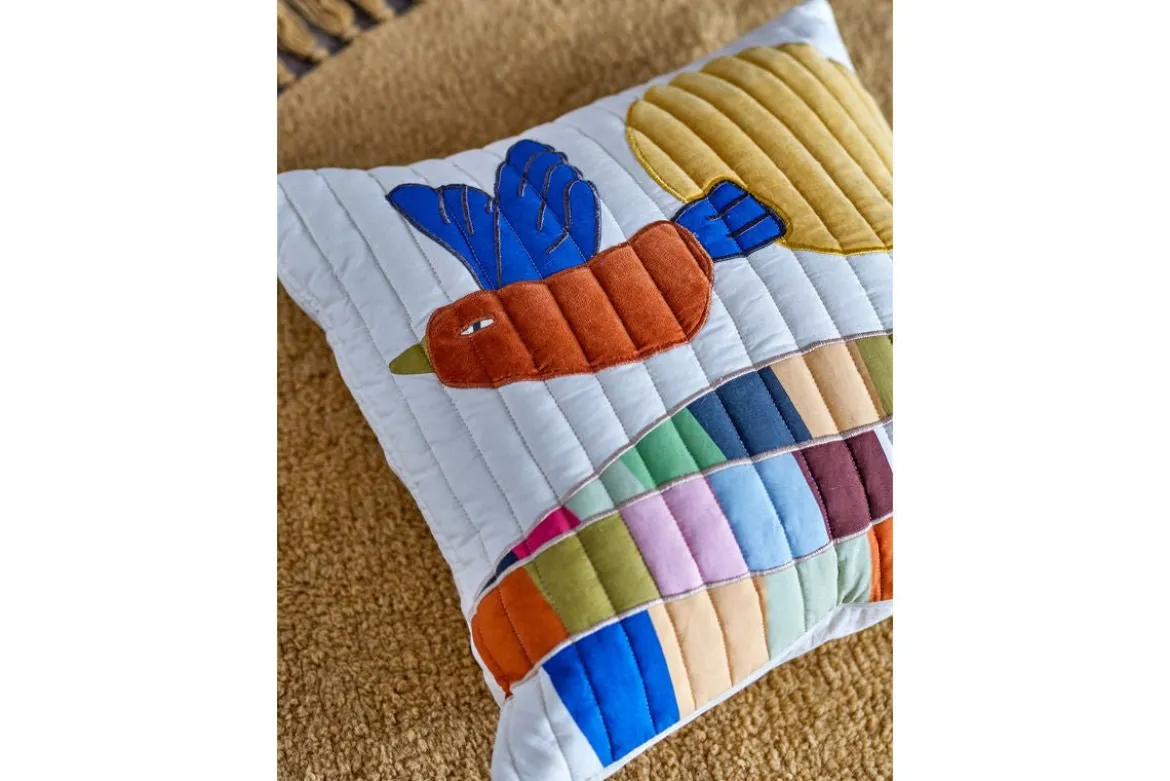 Zierkissen Birdy - Baumwollkissen mit Vogelmotiv