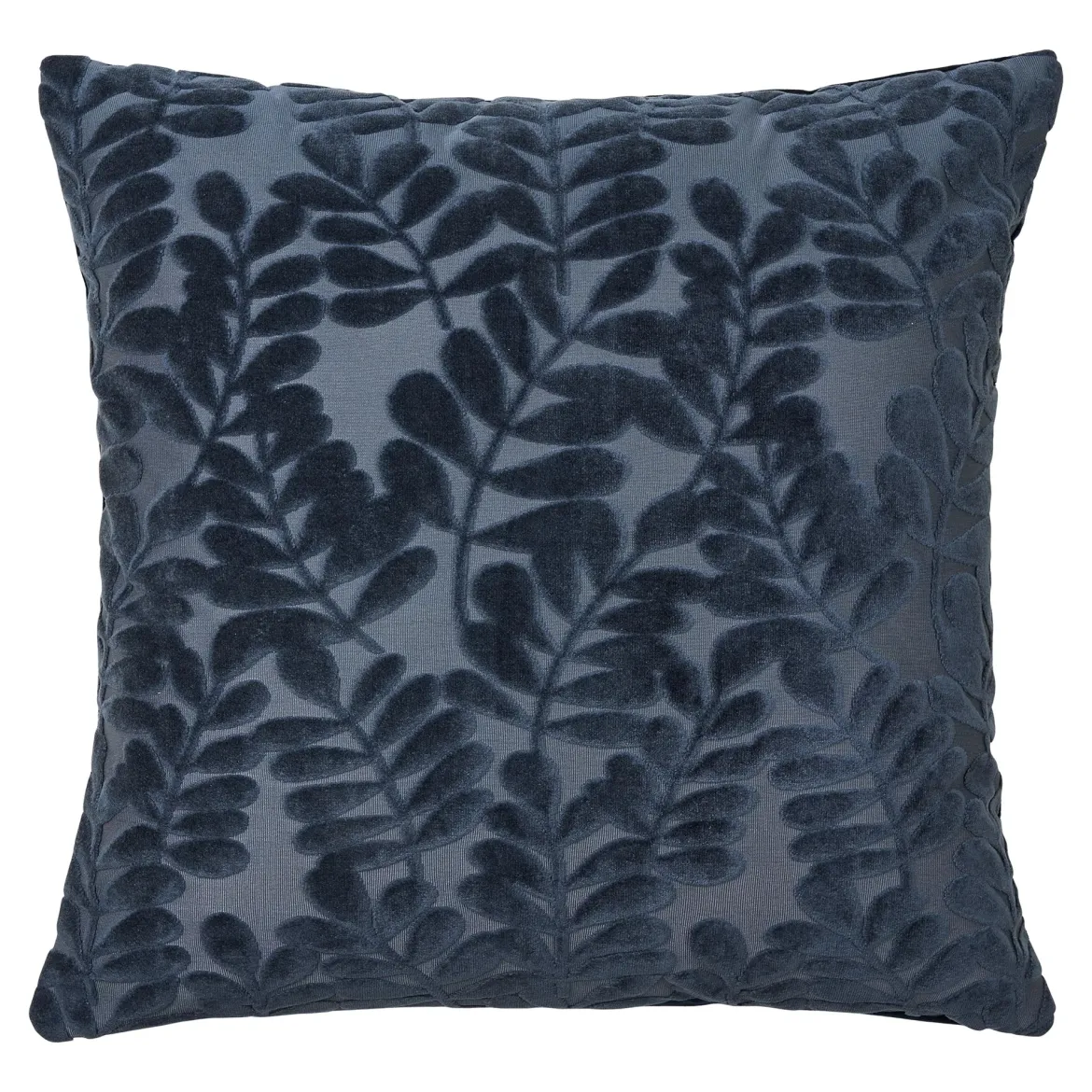Zierkissen Brunvella – mit Floralen Relief-Muster in Blau